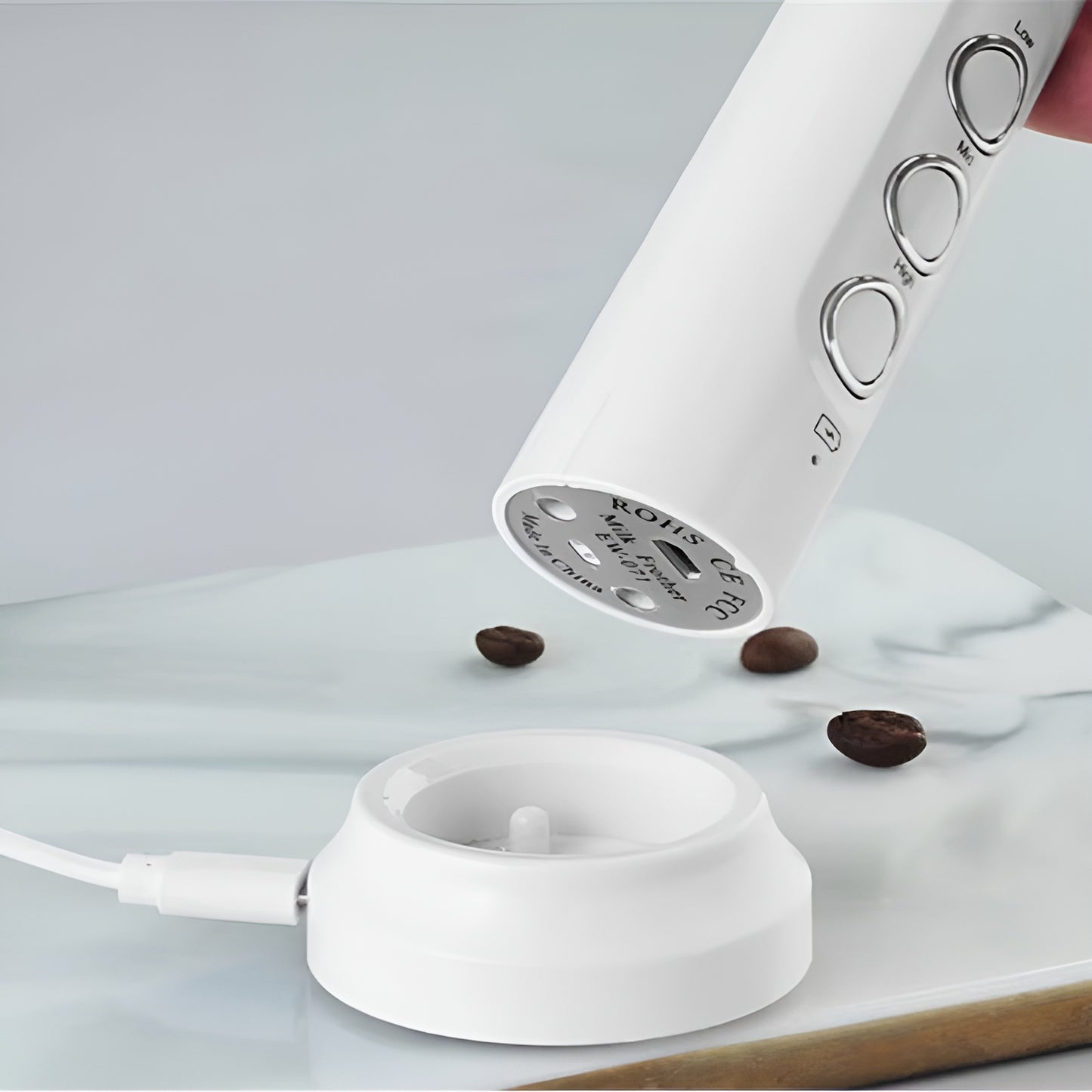 Wireless Rechargeable Electric Milk Frother