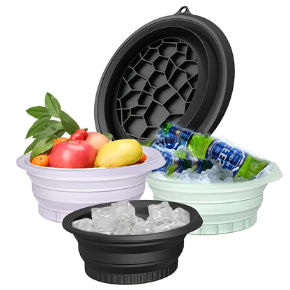 Leshera™ Facial Ice Bath Bowl – Collapsible Ice-Plunge Facial Basin