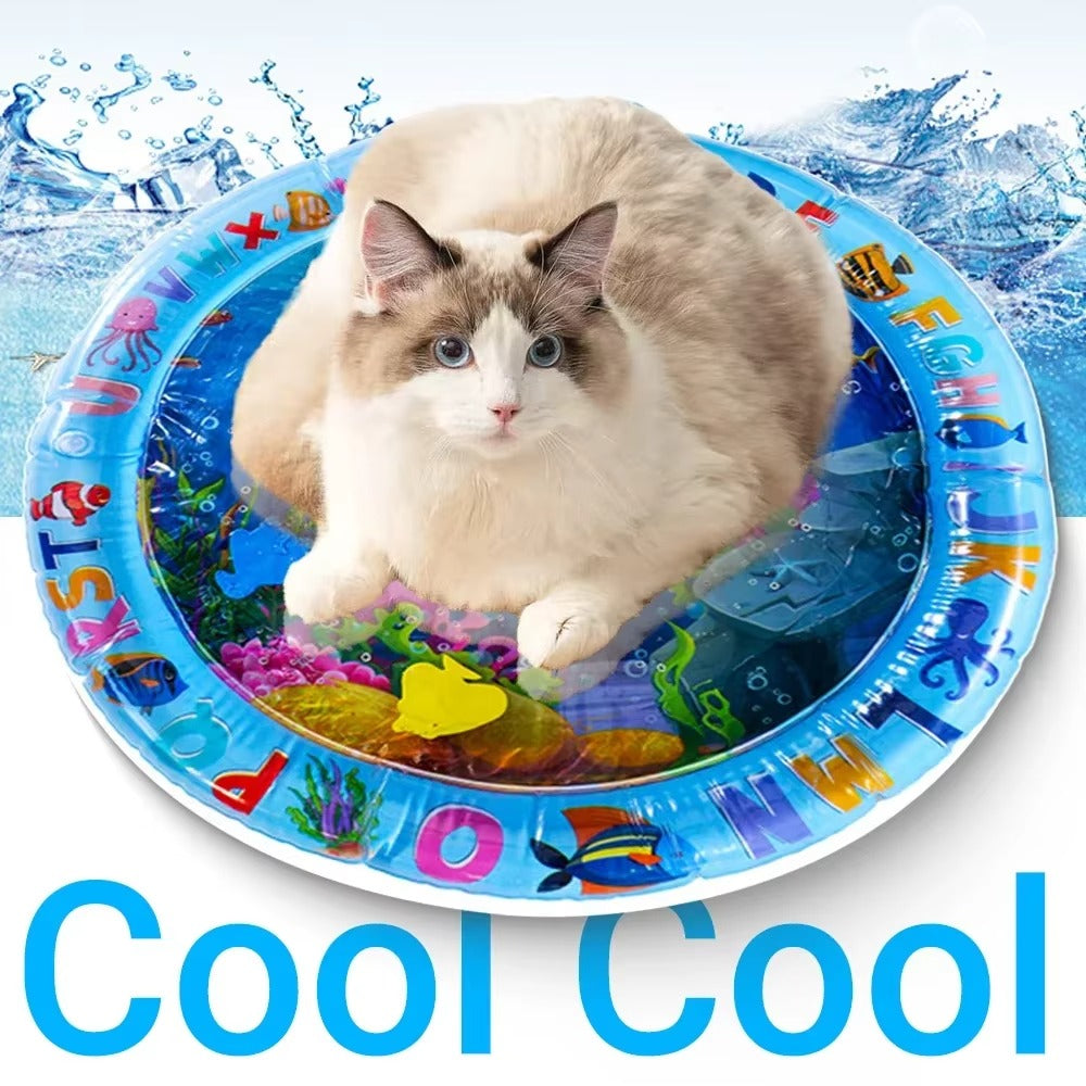 Interactive Cat Water Play Mat – Sensory Fun for Curious Cats