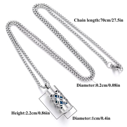 Leshera™ Stainless Steel Aromatherapy Necklace