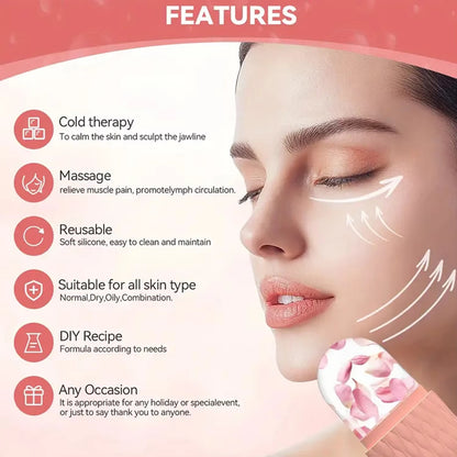 Leshera™ Ice Therapy Face & Eye Roller – Skin Tightening & Glow Enhancer