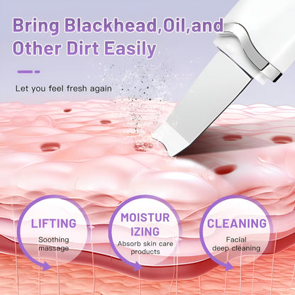 Leshera™ Ultrasonic Skin Scrubber & Facial Lifting Spatula