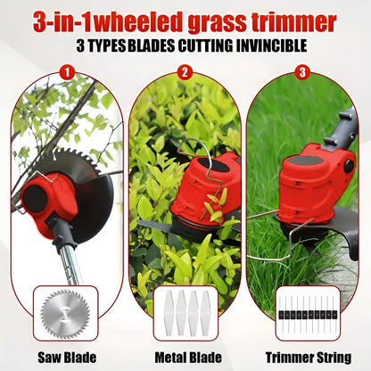3 In 1 Cordless Grass Trimmer & Weed Wacker