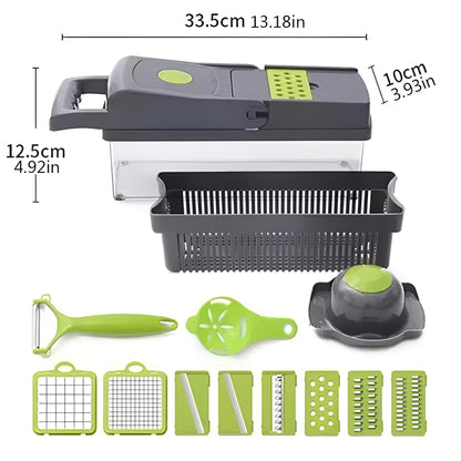 Kitchen Vegetable Chopper 14-in-1