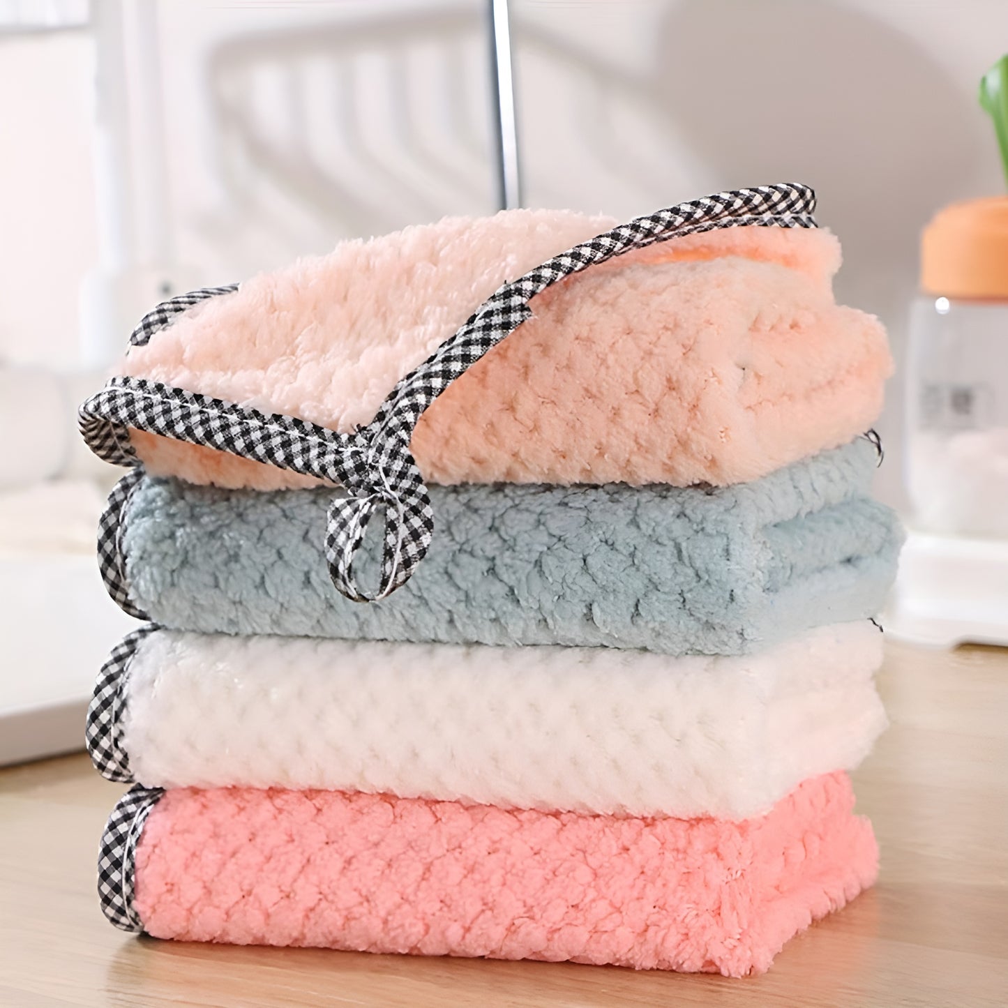 5/10/20PCS Microfiber Hanging Kitchen Towels – Super Absorbent & Reusable