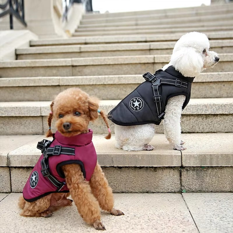 Warm Waterproof Pet Vest – Fall & Winter