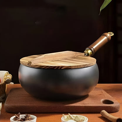 Premium Handmade Forged Non-Stick Pan – Stir Fry & Stew Essential