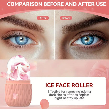 Leshera™ Ice Therapy Face & Eye Roller – Skin Tightening & Glow Enhancer