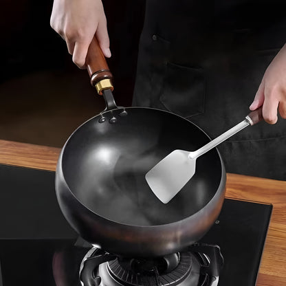 Premium Handmade Forged Non-Stick Pan – Stir Fry & Stew Essential