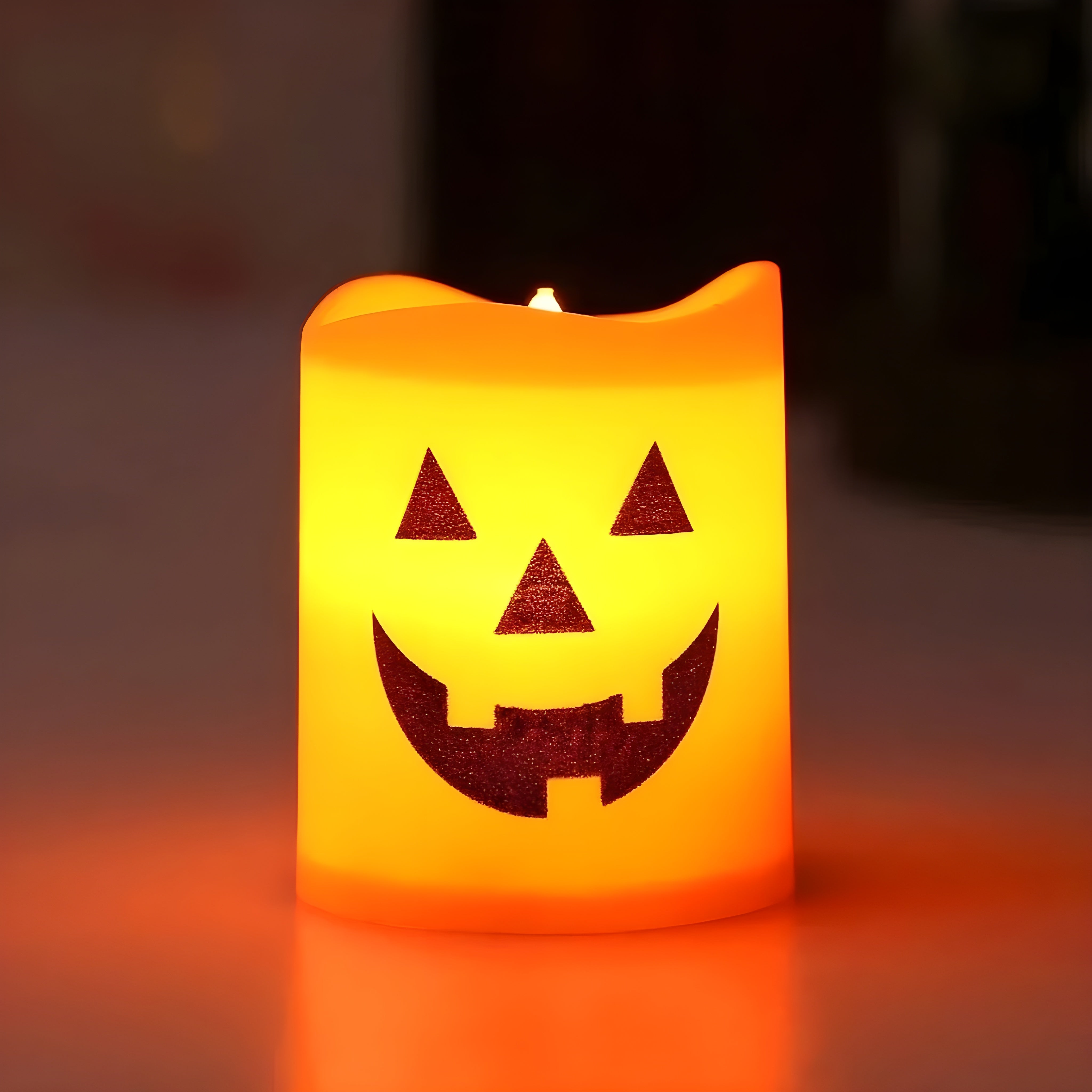 LED Halloween Candle Lights – Spooky Pumpkin, Skull, Ghost Decor