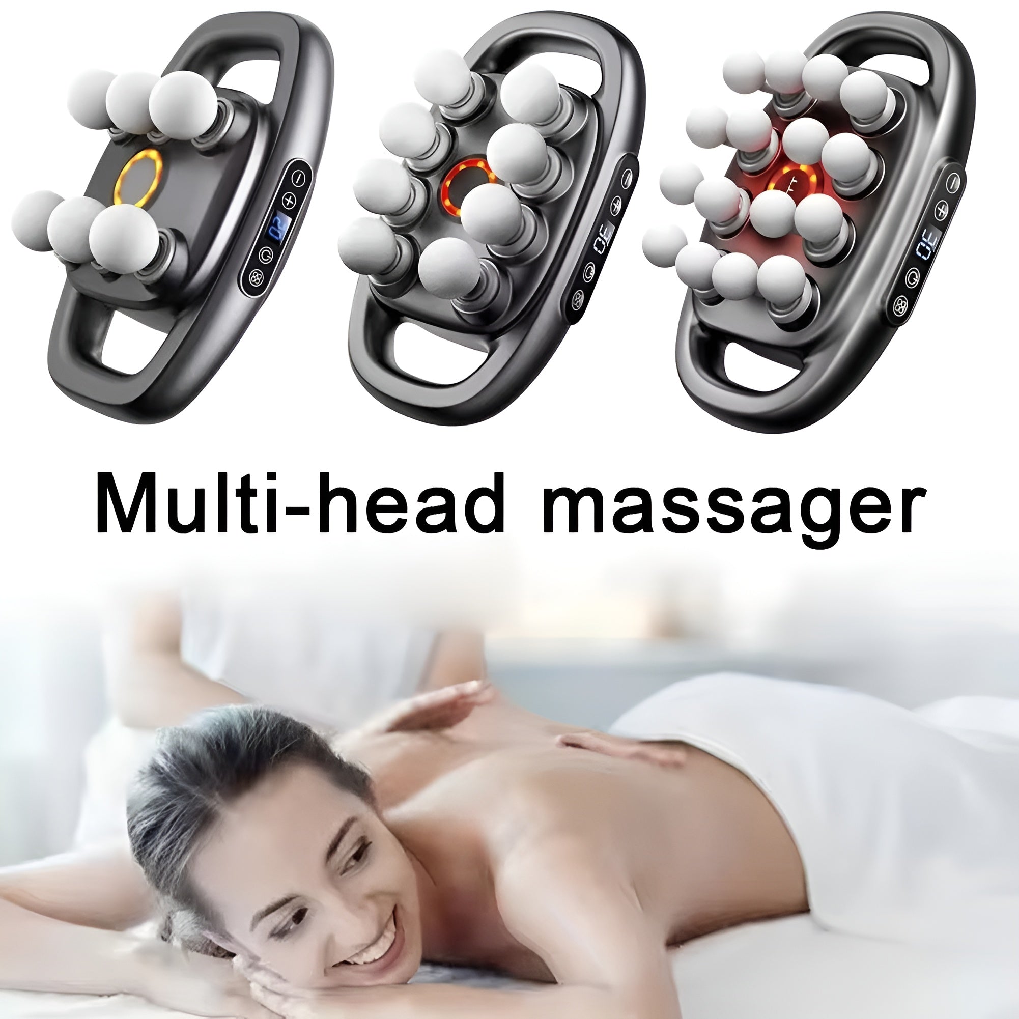 🔥Hot Sale🔥49% Heated 6/8/16-Node Shiatsu Massager