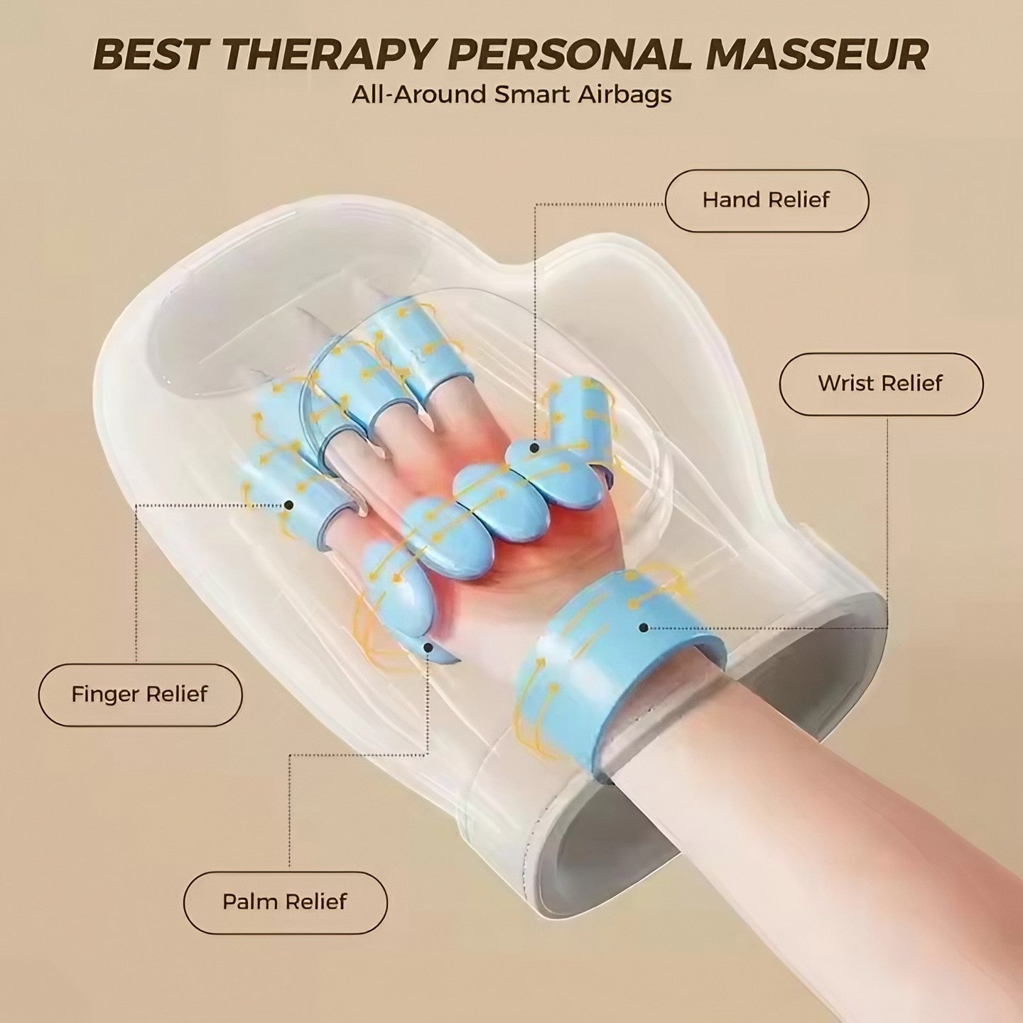 LuxHeat Therapy Glove – Heated Massage for Wellness & Comfort