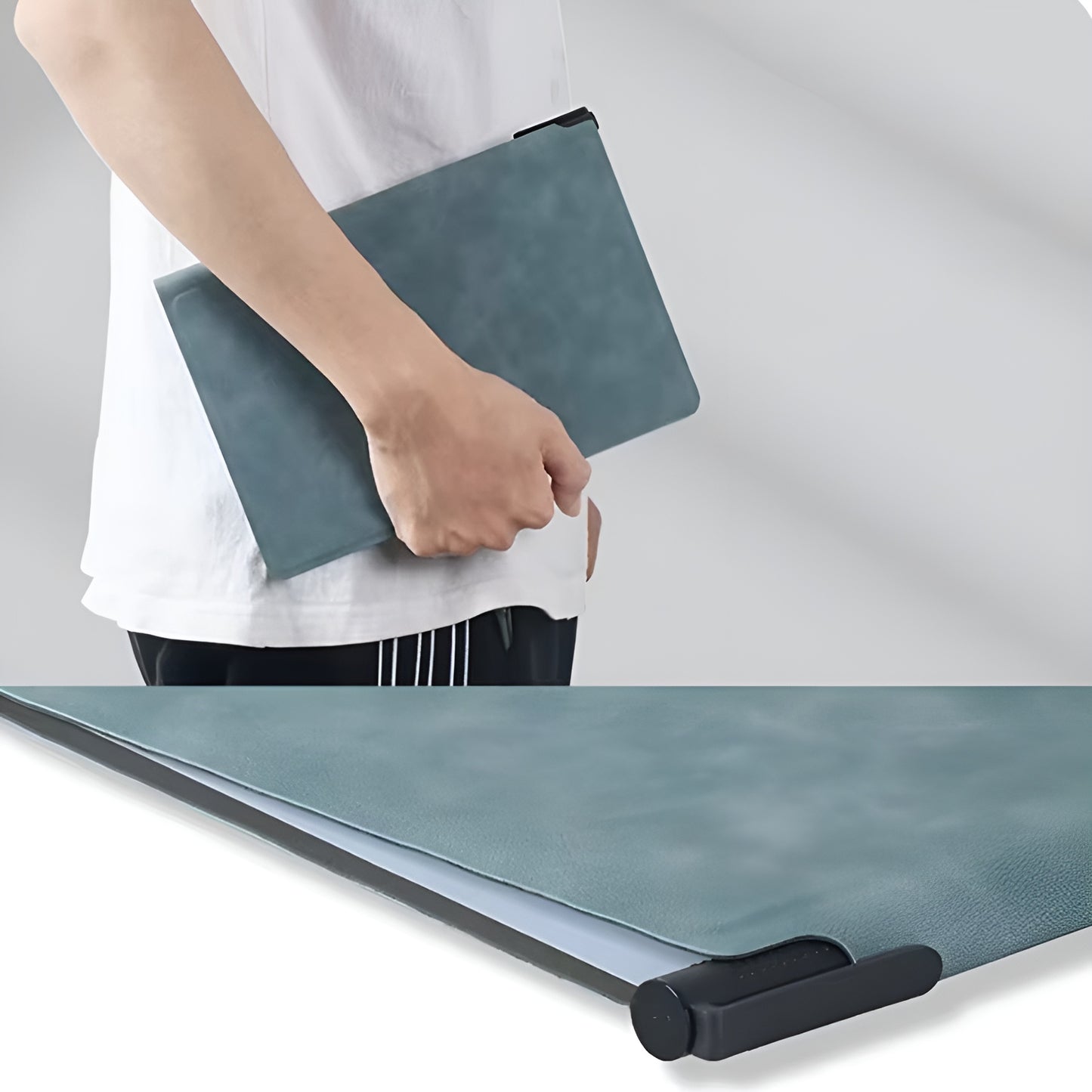 Reusable A5 Whiteboard Notebook – Premium Leather Cover with Erasable Pages & Marker