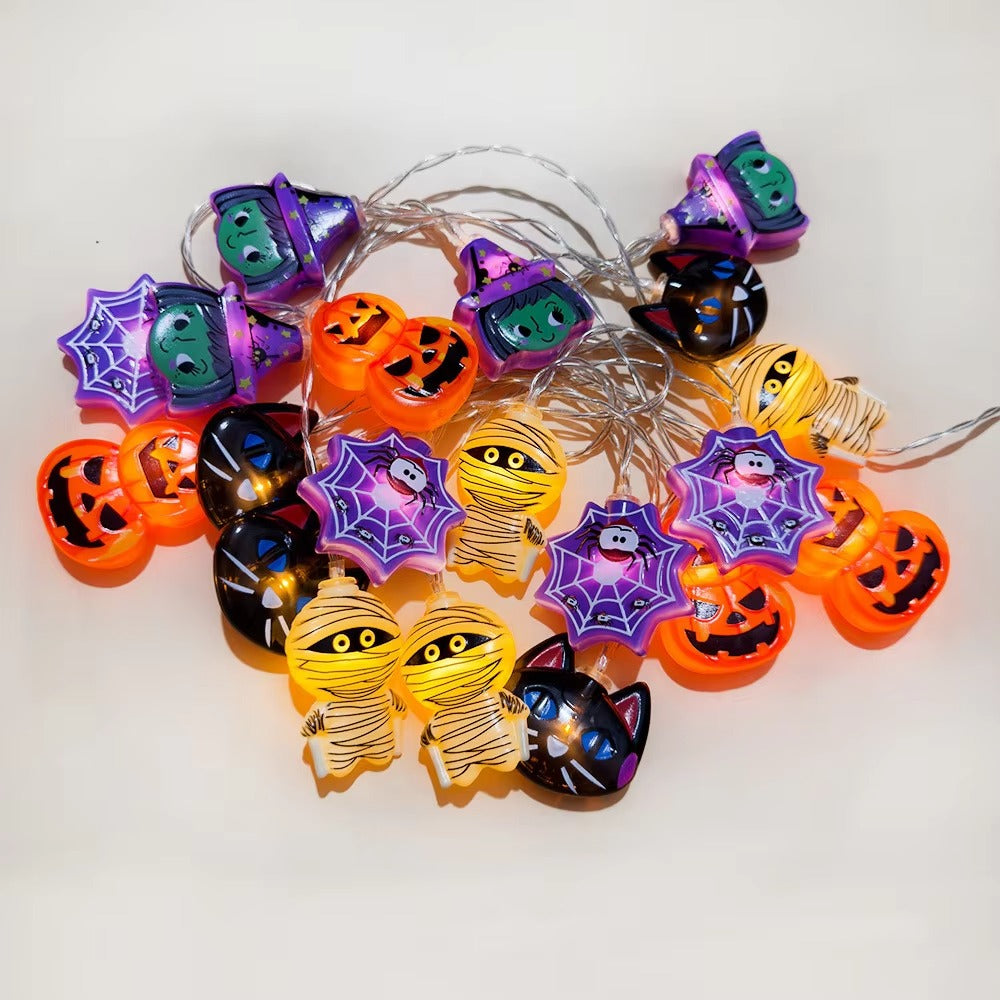 🎃 Halloween Skeleton String Lights – Spooky & Fun Decor for Your Home!