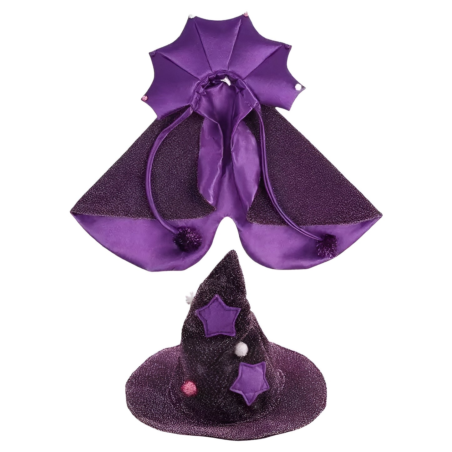 Cat Halloween Costume – Wizard Outfit for Cats & Small Dogs