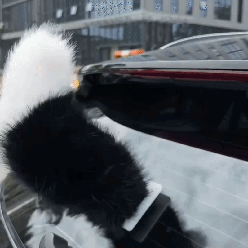 Furry Wagging Car Tail Fun