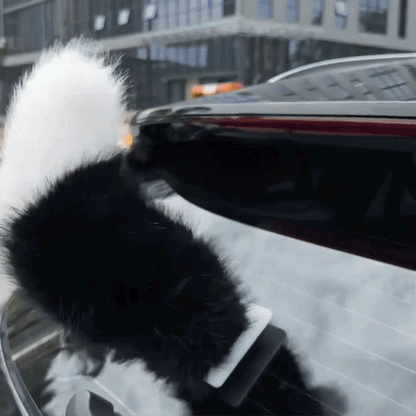 Furry Wagging Car Tail Fun