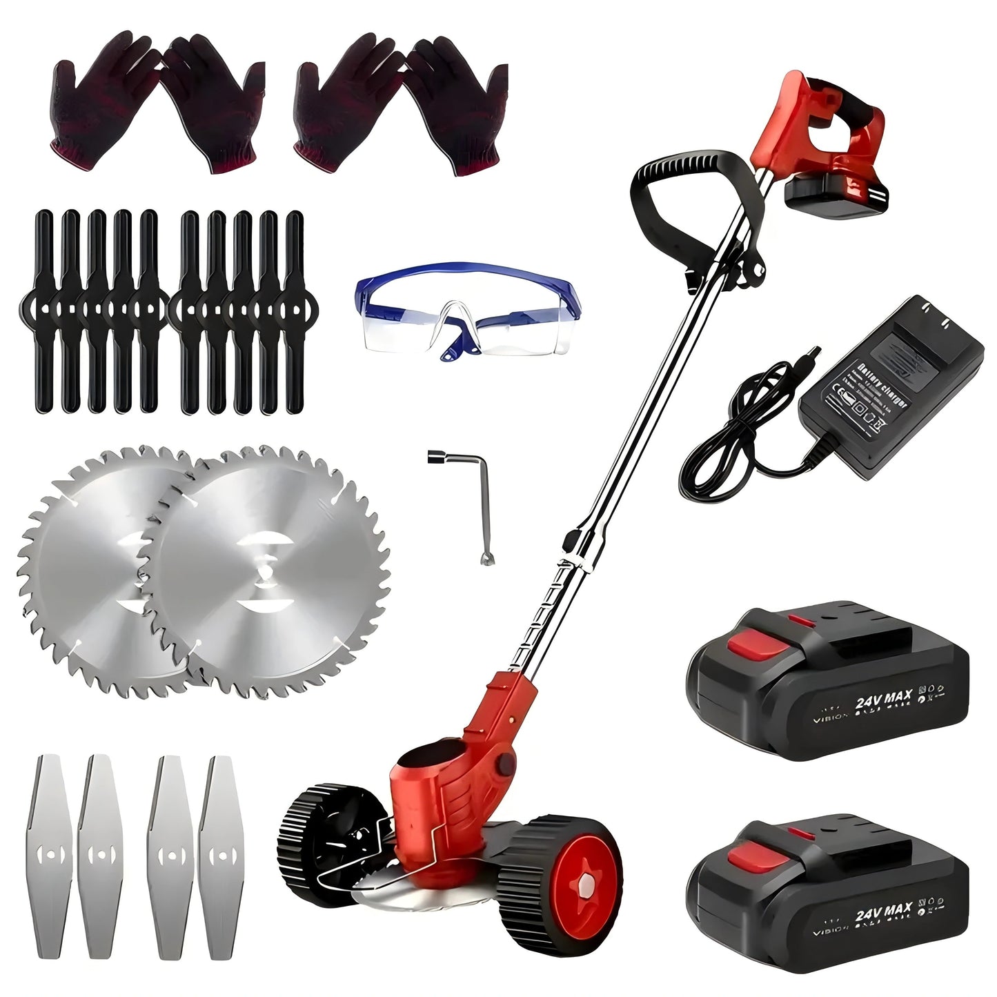 3 In 1 Cordless Grass Trimmer & Weed Wacker