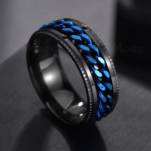 🔥 Leshera™ Color Stainless Steel Spinner Chain Ring