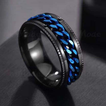 🔥 Leshera™ Color Stainless Steel Spinner Chain Ring