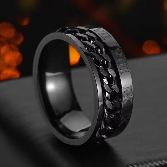 🔥 Leshera™ Color Stainless Steel Spinner Chain Ring