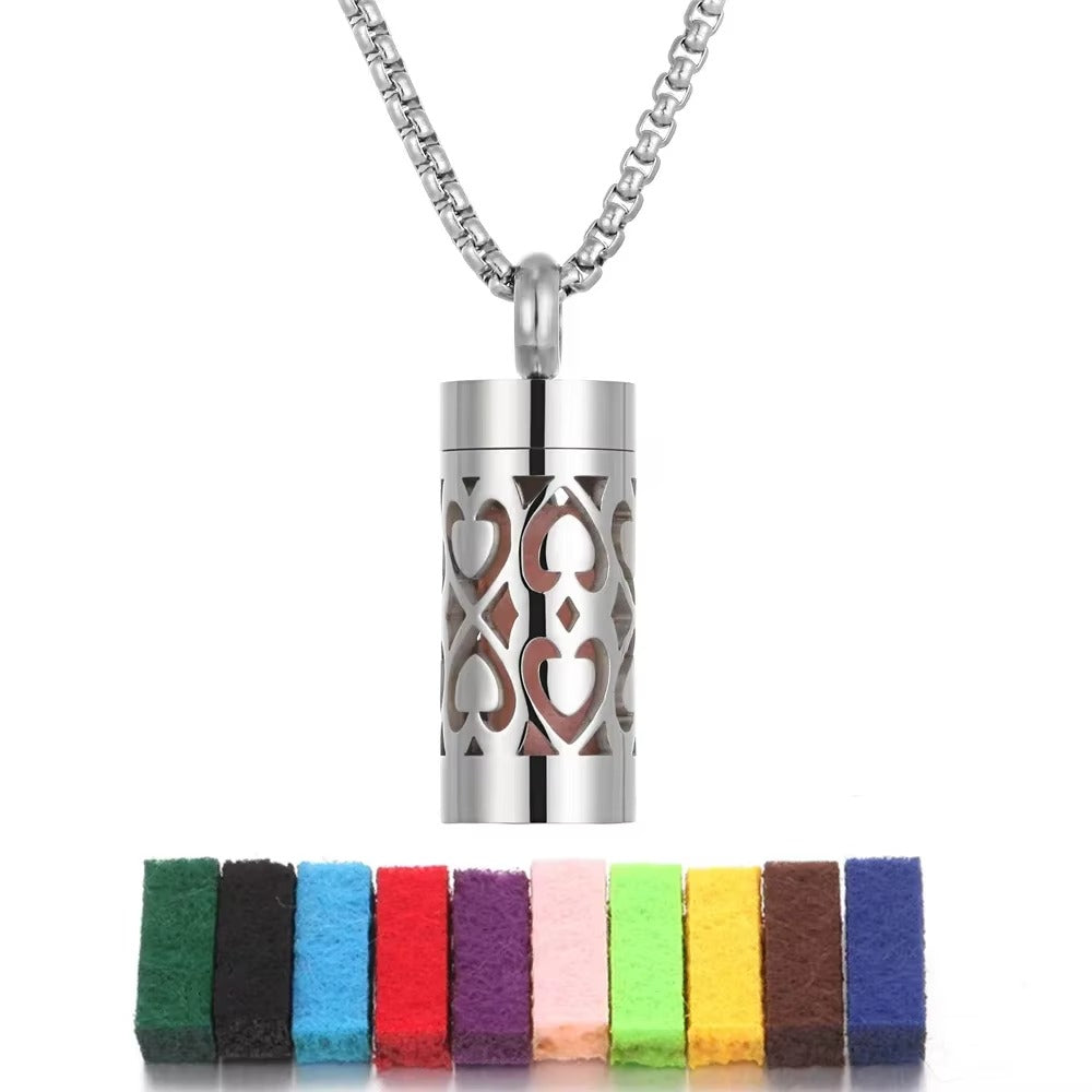 Leshera™ Stainless Steel Aromatherapy Necklace