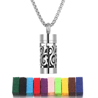 Leshera™ Stainless Steel Aromatherapy Necklace