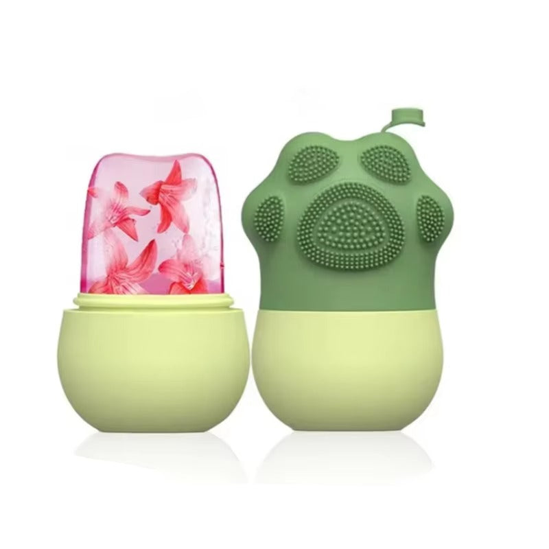 Leshera™ Silicone Ice Face Roller – Natural Lifting & Glow Booster