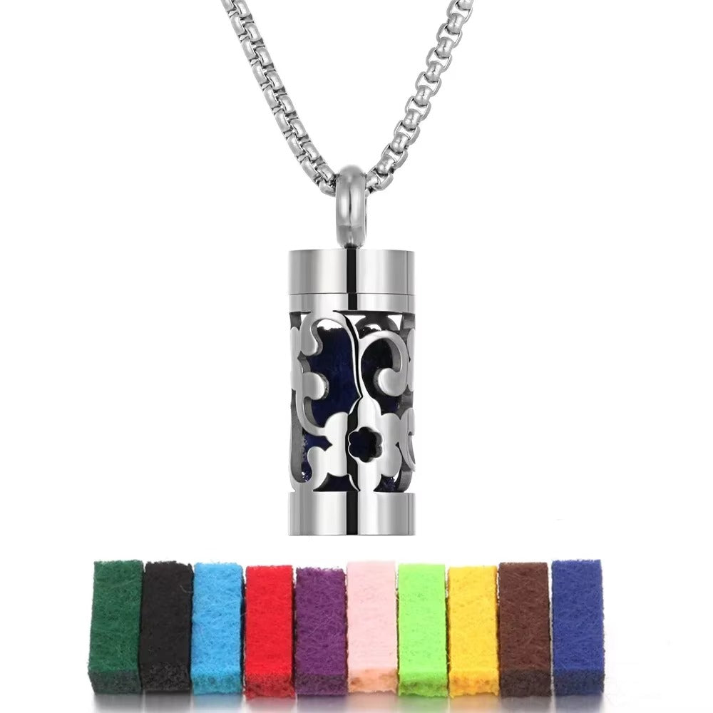 Leshera™ Stainless Steel Aromatherapy Necklace