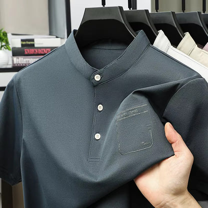 2025 Summer Luxe Polo Tee for Men