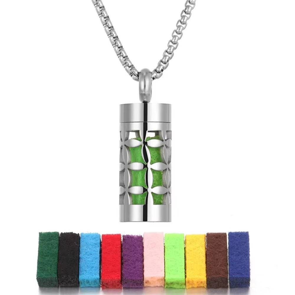 Leshera™ Stainless Steel Aromatherapy Necklace