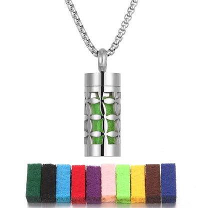 Leshera™ Stainless Steel Aromatherapy Necklace
