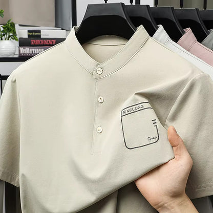 2025 Summer Luxe Polo Tee for Men