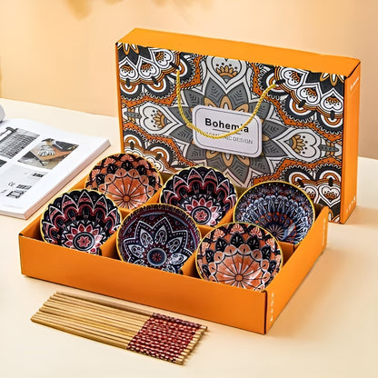 Japanese Hand-painted Ceramic Tableware Gift Set