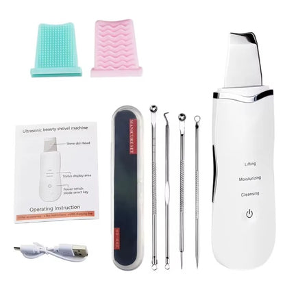 Leshera™ Ultrasonic Skin Scrubber & Facial Lifting Spatula