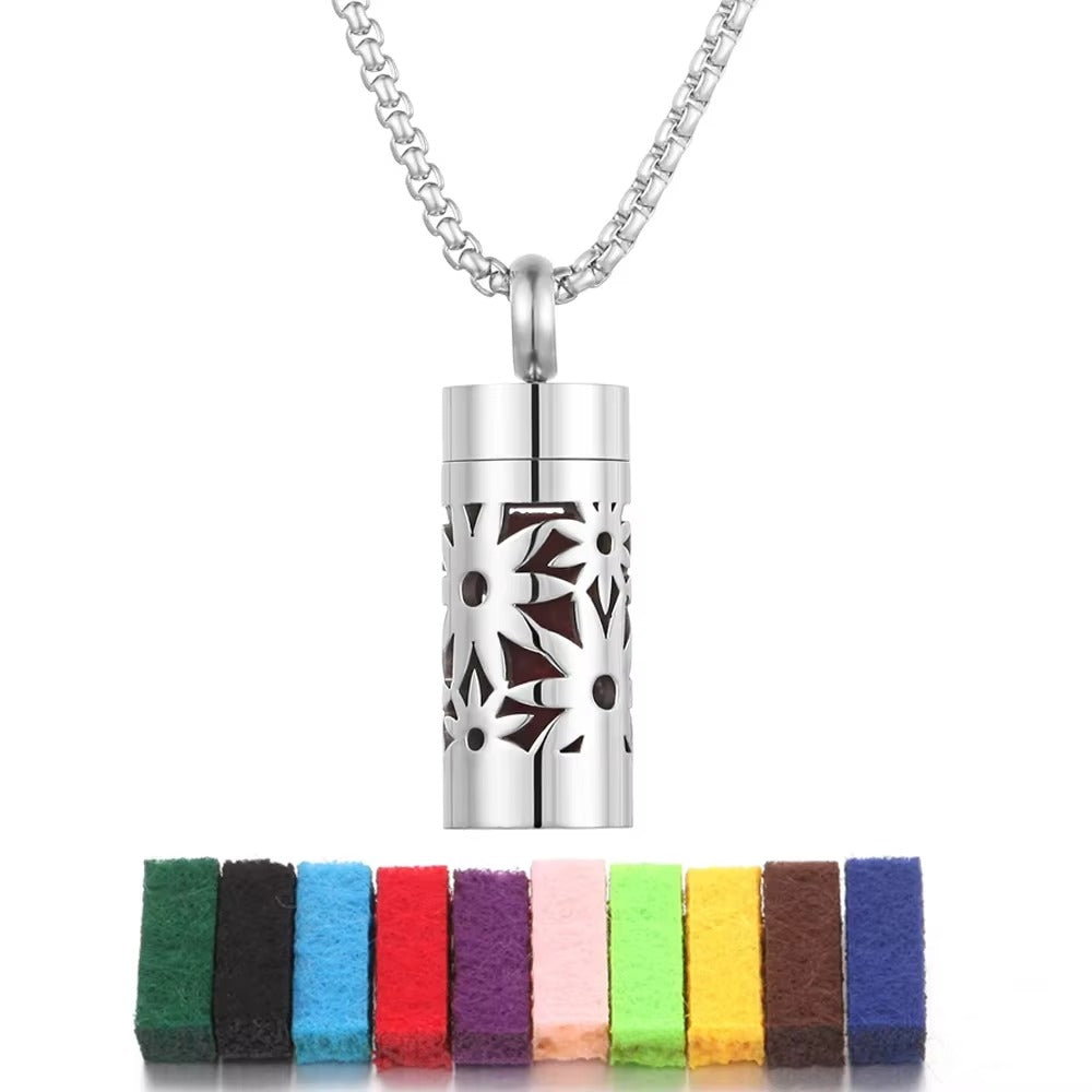 Leshera™ Stainless Steel Aromatherapy Necklace