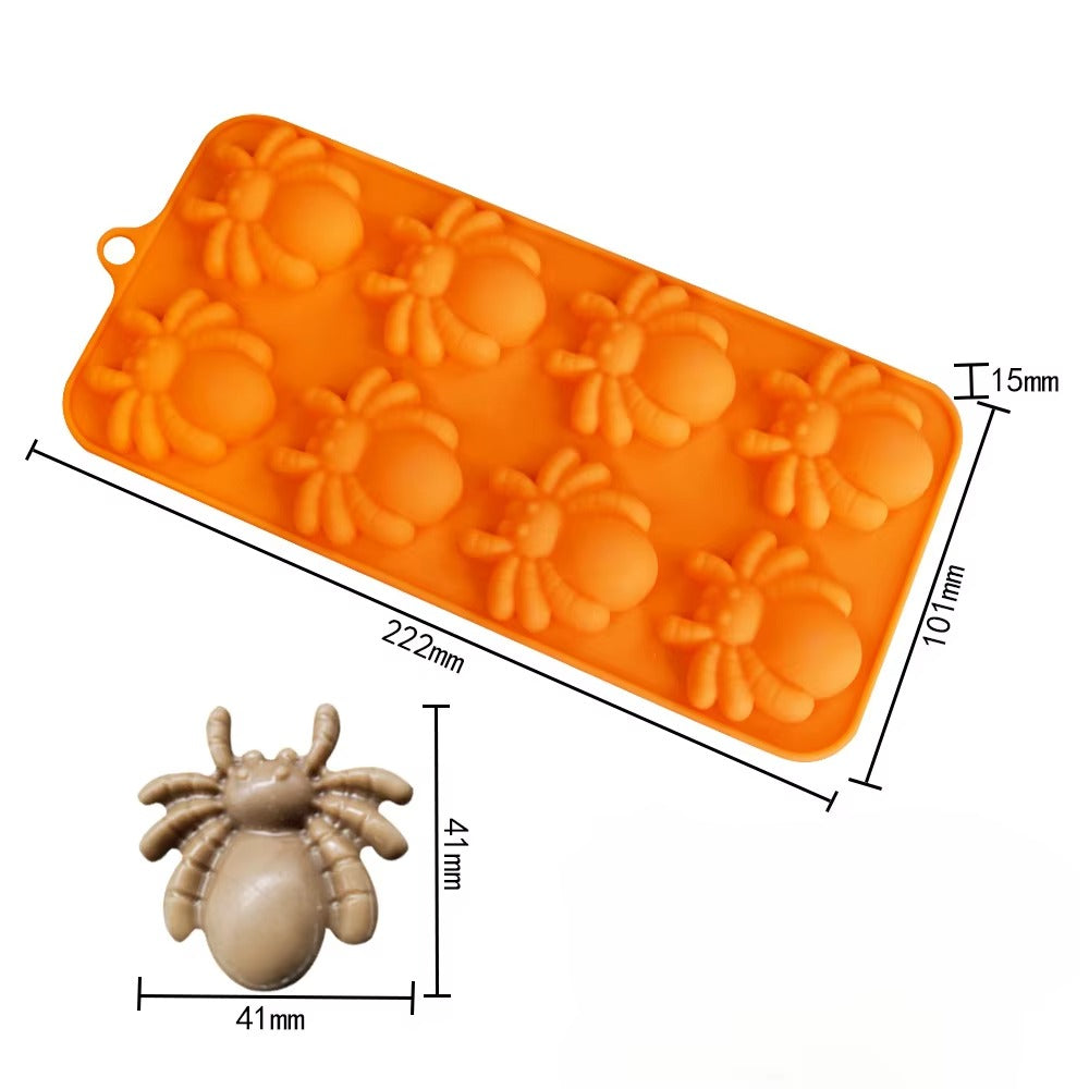 🎃 Halloween Pumpkin & Ghost Silicone Mold – Perfect for Festive Treats!