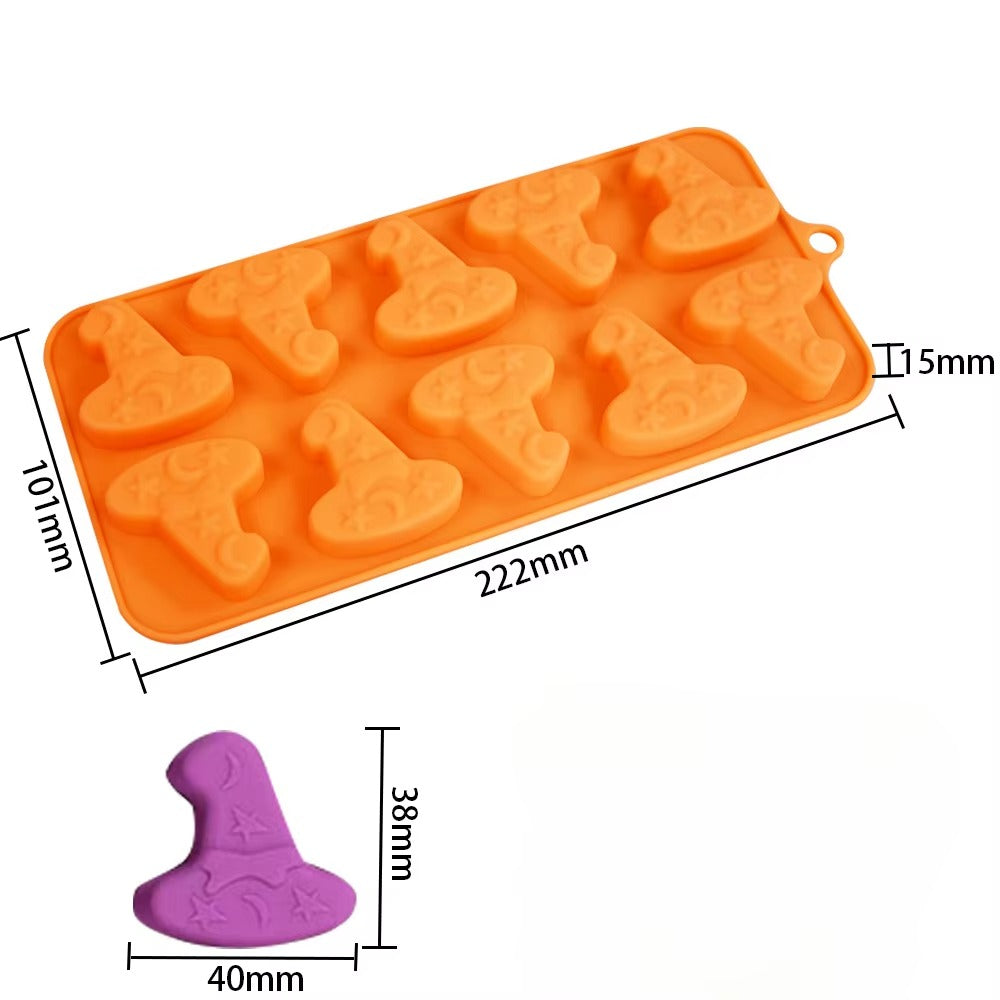 🎃 Halloween Pumpkin & Ghost Silicone Mold – Perfect for Festive Treats!