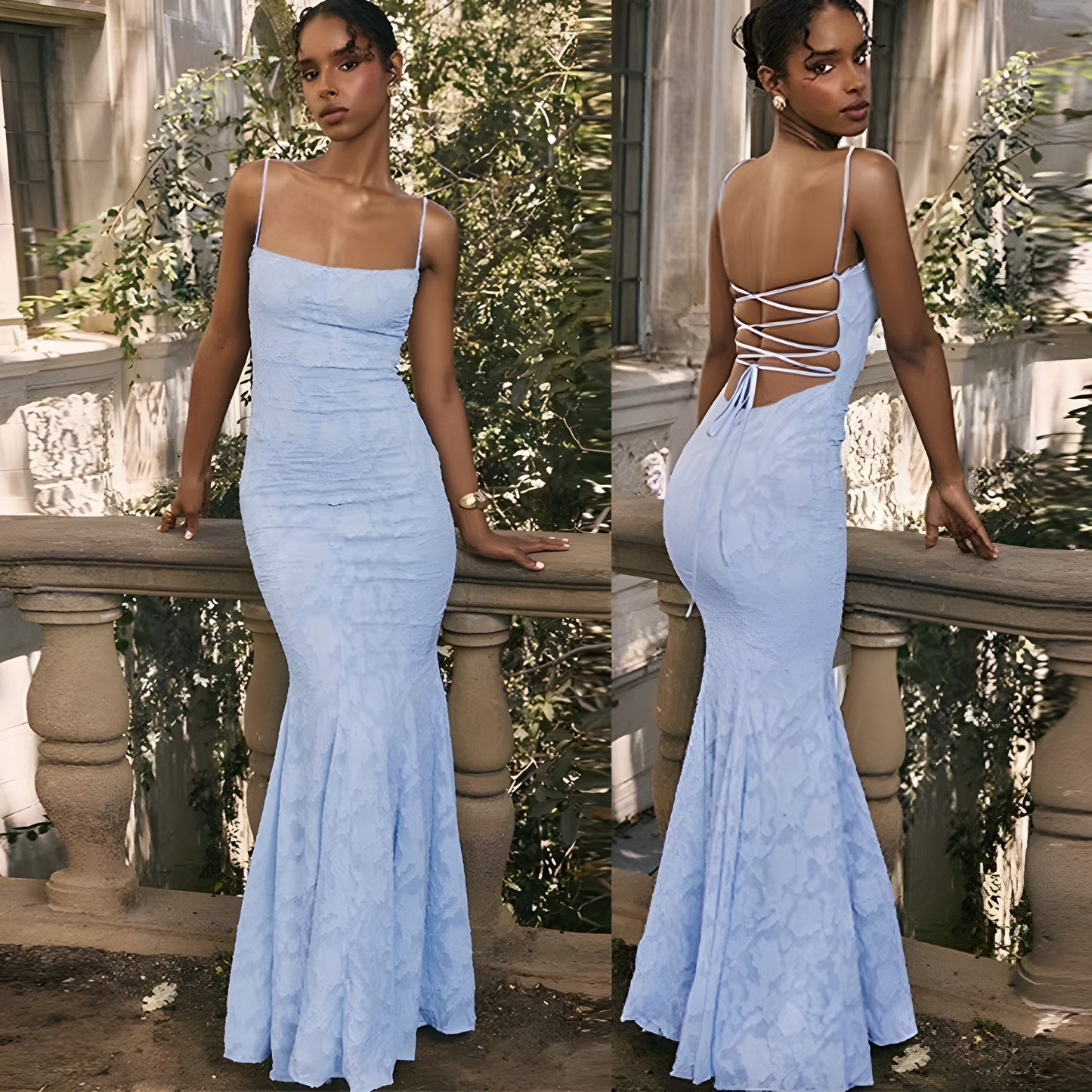 ✨ Leshera™ Backless Goddess Dress